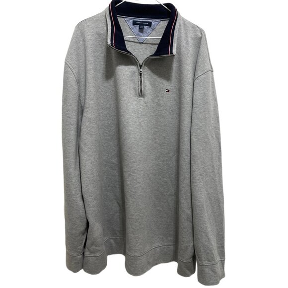 Tommy Hilfiger Other - 0081 Tommy Hilfiger Big&Tall Long Sleeve Pullover Collar Sweatshirt Sz.XXXL